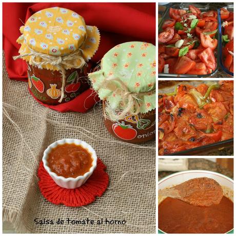 Salsa de tomate casera al horno