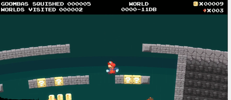 Surge No Mario's sky, mezcla de Super Mario y No Man's Sky