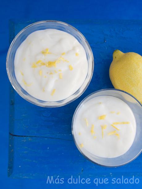 Tarta de limón sin horno