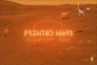 Printed Mars, una curiosa aventura gráfica con una estética muy especial