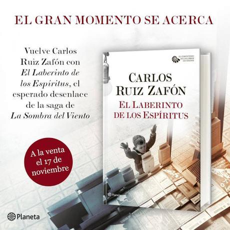 ¡Vuelve Carlos Ruiz Zafón!