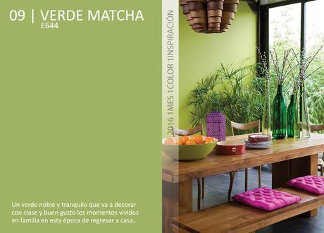 1 Mes 1 Color: Septiembre es Verde Matcha