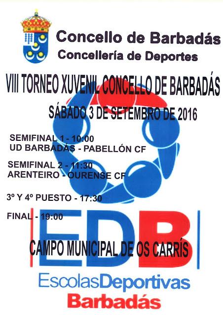 MEMORIAL FUSI EN CARBALLIÑO (INFANTIL) Y VIII TORNEO JUVENIL CONCELLO DE BARBADÁS