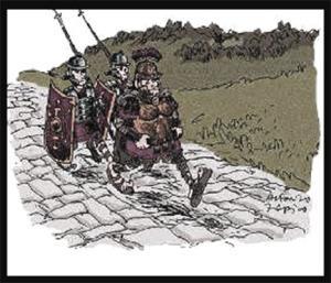 Roma, caminos, Imperio Romano. punto cero