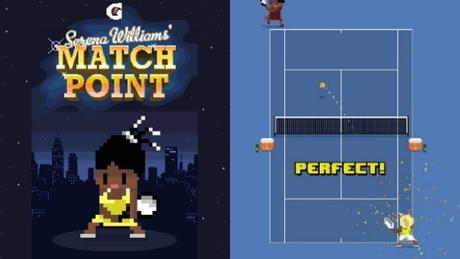 El primer videojuego llega a Snapchat de la mano de Gatorade: Serena Williams Match Point
