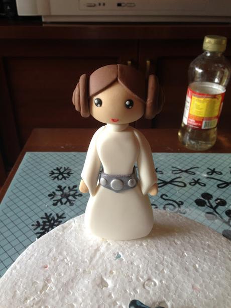 Tarta princesa Leia