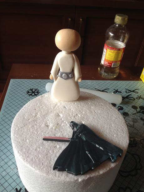 Tarta princesa Leia