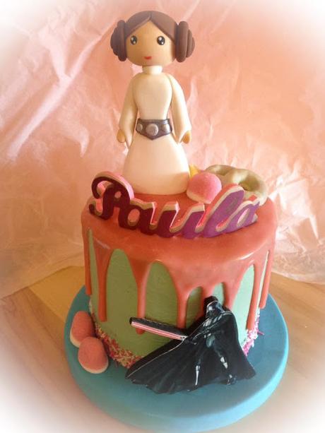 Tarta princesa Leia