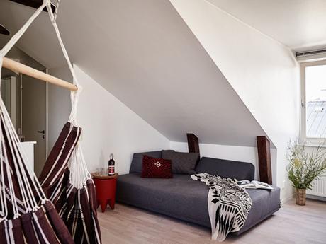 Un ático decorado con estilo bohemio Un ático decorado con estilo bohemio