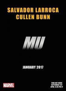 Teaser de MU con Salvador Larroca y Cullen Bunn