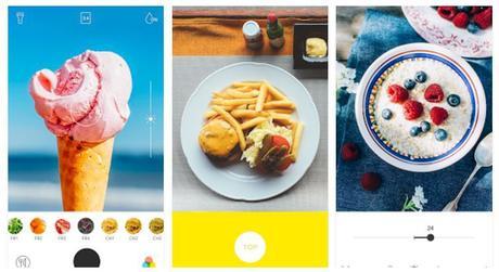 Foodie, la aplicacion para mejorar tus fotos de comida