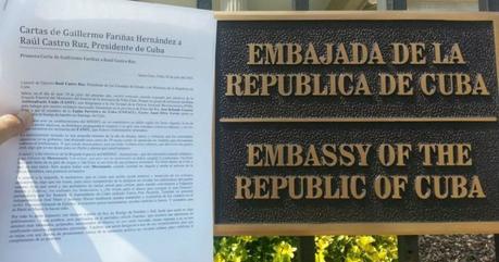 Opositores entregan al gobierno cubano la carta abierta de Fariñas a Raúl Castro Opositores entregan al gobierno cubano la carta abierta de Fariñas a Raúl Castro