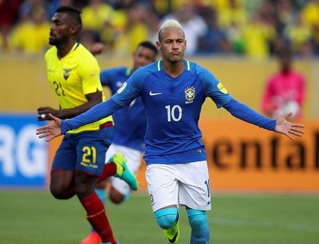 Brasil ganó 3-0 a Ecuador en Quito  en eliminatorias de Rusia 2018