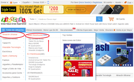 Cómo comprar desde el almacén de España de TinyDeal, explicado paso a paso Cómo comprar desde el almacén de España de TinyDeal, explicado paso a paso