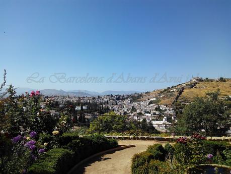 EL GENERALIFE , GRANADA, A LA BARCELONA D' ABANS, D' AVUI I DE SEMPRE...2-09-2016...!!!