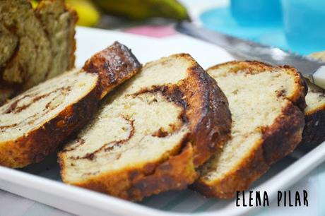 Pan dulce de plátano y canela