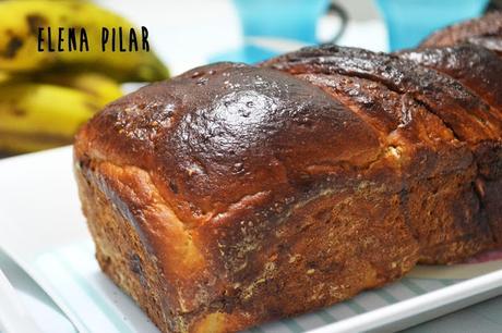 Pan dulce de plátano y canela