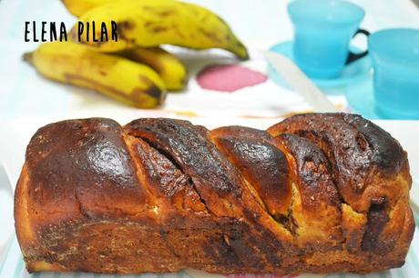 Pan dulce de plátano y canela