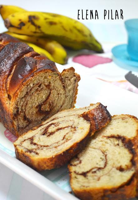 Pan dulce de plátano y canela