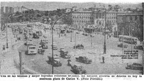 La olvidada fuente de la Glorieta de Atocha (Plaza del Emperador Carlos V)