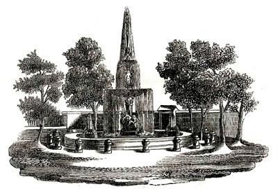 La olvidada fuente de la Glorieta de Atocha (Plaza del Emperador Carlos V)