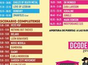 Horarios DCode Festival 2016