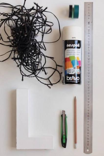 Como hacer letras luminosas para decorar
