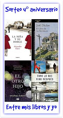 Sorteo 4º Aniversario de Entre mis libros y yo