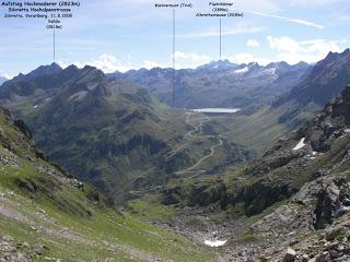 PERIPLO POR EUROPA 2016.- V.- Recorriendo Silvretta hasta Bielerhöhe, frente al pico Piz Buin