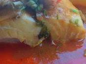 Mero salsas .con langostinos ..............buenisimo