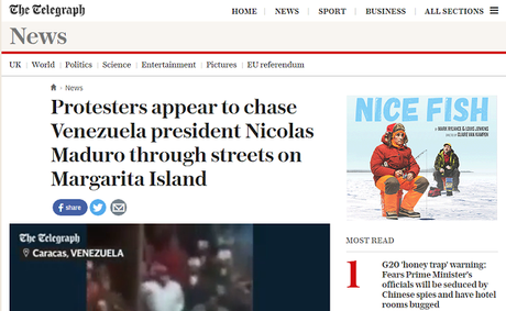 Maduro, el ridículo en el mundo