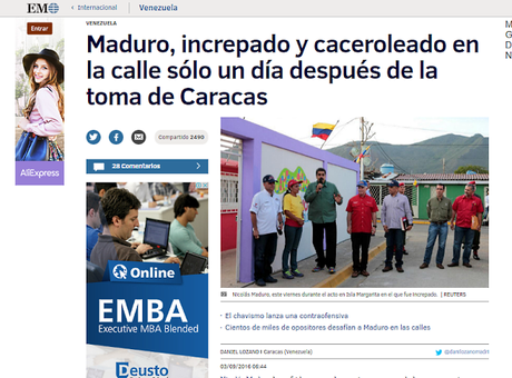 Maduro, el ridículo en el mundo