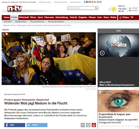 Maduro, el ridículo en el mundo