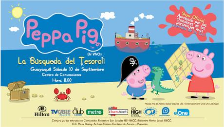 El show oficial de Peppa Pig llega a Guayaquil por primera vez