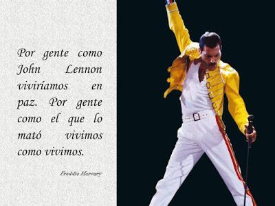 CITA CÉLEBRE DE FREDDIE MERCURY