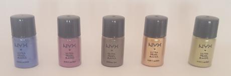 Esas fantásticas botellitas de NYX (pigmentos y sección, swatches y reflexiones)
