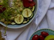 Ensalada cuscus verduras parrilla