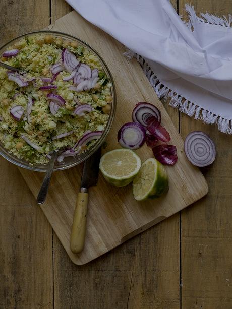 ENSALADA DE CUSCUS CON VERDURAS A LA PARRILLA