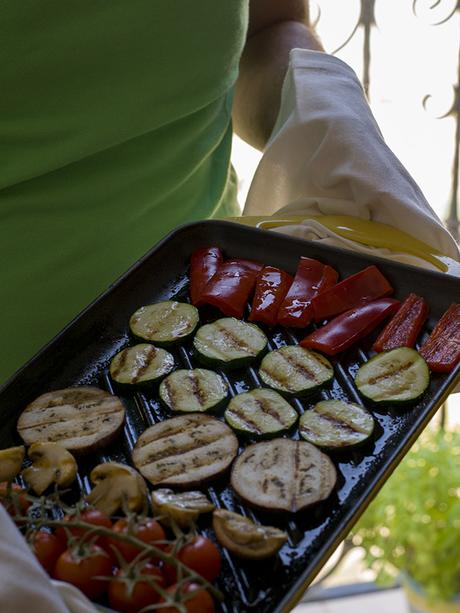 ENSALADA DE CUSCUS CON VERDURAS A LA PARRILLA
