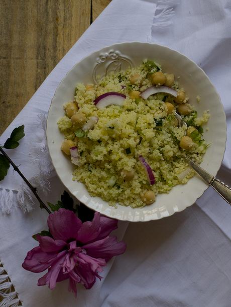 ENSALADA DE CUSCUS CON VERDURAS A LA PARRILLA