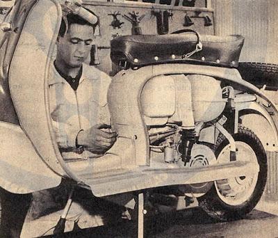 Siambretta 175 TV, la de mayor cilindrada