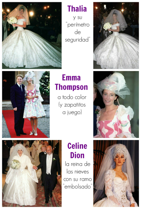 3 vestidos de novia para olvidar