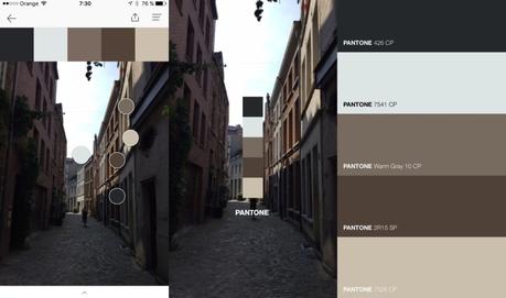 Una app para capturar colores Pantone en la vida real