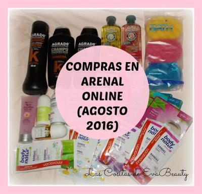 Compras en Arenal Online (Agosto 2016)