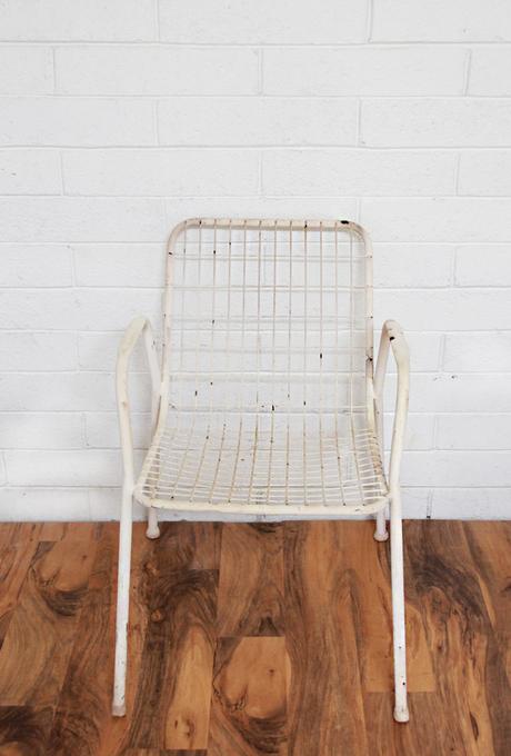 ANTES Y DESPUÉS: Como darle a una silla de metal una nueva vida con chalk paint!