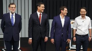 Mariano Rajoy, Pedro Sánchez, Pablo Iglesias, Albert Rivera, España, eleciones, gobierno