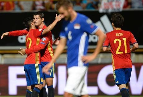 España golea 8-0 a Liechtenstein en eliminatorias Rusia 2018