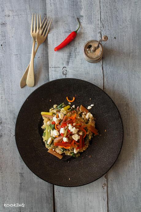 Ensalada de acelgas y quinoa