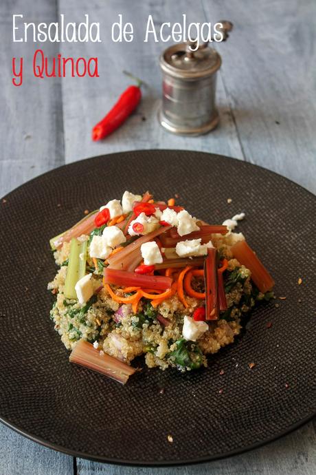 Ensalada de acelgas y quinoa