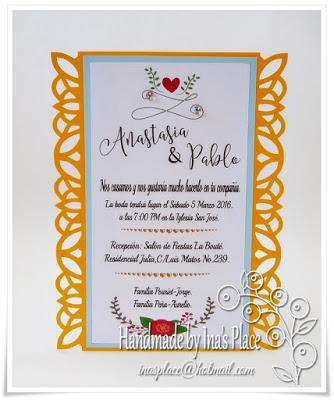 Invitaciones Bodas - Diseño Moderno y Actual - Modern Design On Trend.